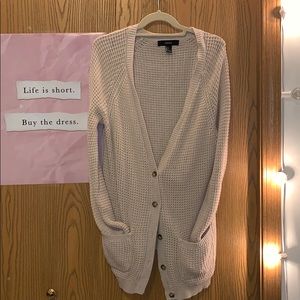 Tan Knit Cardigan